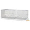 Cage D'élevage Pliable "Sestriere" 120x40x40 Cm 1 Cage D'élevage Pliable "Sestriere" 120x40x40 Cm -Deli Nature Magasin cage d elevage pliable sestriere 120x40x40 cm