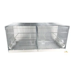 Cage Domus-Molinari 120x50x58cm Blanche Avec Parois Amovibles