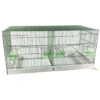 Cage Domus-Molinari 90cm Laquée En Vert -Deli Nature Magasin cage domus molinari 90cm chromee 1