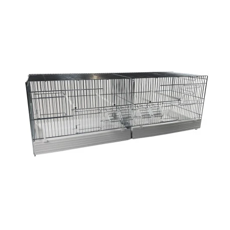 Cage Domus-Molinari 90x29cm Chromée 3 Cage Domus-Molinari 90x29cm Chromée