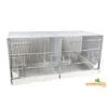 Cage Domus-Molinari 90cm Blanche Avec Parois Latérales Amovibles 2 Cage Domus-Molinari 90cm Blanche Avec Parois Latérales Amovibles -Deli Nature Magasin cage domus molinari avec parois laterales amovible de 90cm blanche