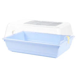 Cage En Plastique Avec Ouverture Grillagée - 60x40X30h Cm