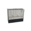Cage D'exposition Exotiques En PVC (27 Barreaux) 1 Cage D'exposition Exotiques En PVC (27 Barreaux) -Deli Nature Magasin cage expo en pvc exotique devanture noire