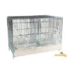 Cages Domus-Molinari 45cm Blanche -Deli Nature Magasin cages domus molinari 55x27x35cm