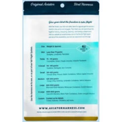 Harnais Pour Perroquets Aviator - Large/Rouge -Deli Nature Magasin harnais pour perroquets aviator largerouge 2