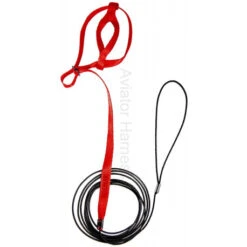 Harnais Pour Perroquets Aviator - XL/Rouge 6 Harnais Pour Perroquets Aviator - XL/Rouge -Deli Nature Magasin harnais pour perroquets aviator xlrouge 1