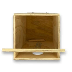 Nichoir Vertical Pour Grandes Perruches 22x22x30 Cm -Deli Nature Magasin nichoir vertical pour grandes perruches 22x22x30 cm 2