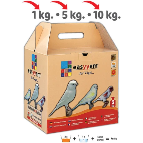 Pâtée Blanche Aux œufs Pour Oiseaux à Fond Blanc 10kg - Easyyem 3 Pâtée Blanche Aux œufs Pour Oiseaux à Fond Blanc 10kg - Easyyem